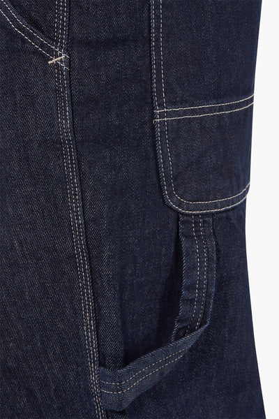 Jeans wide Dark blue denim - SOLID