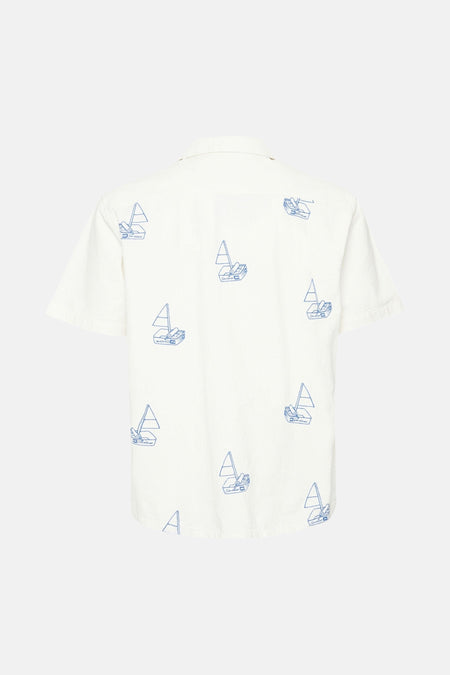 Chemise à manches courtes - blanc