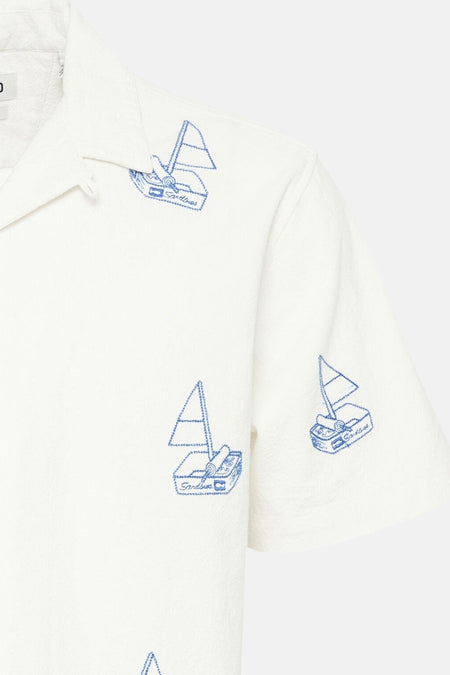 Chemise à manches courtes - blanc