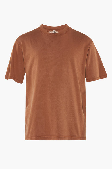 T-shirt orange à manches courtes de REDEFINED REBEL, avec une texture casual et lisse.