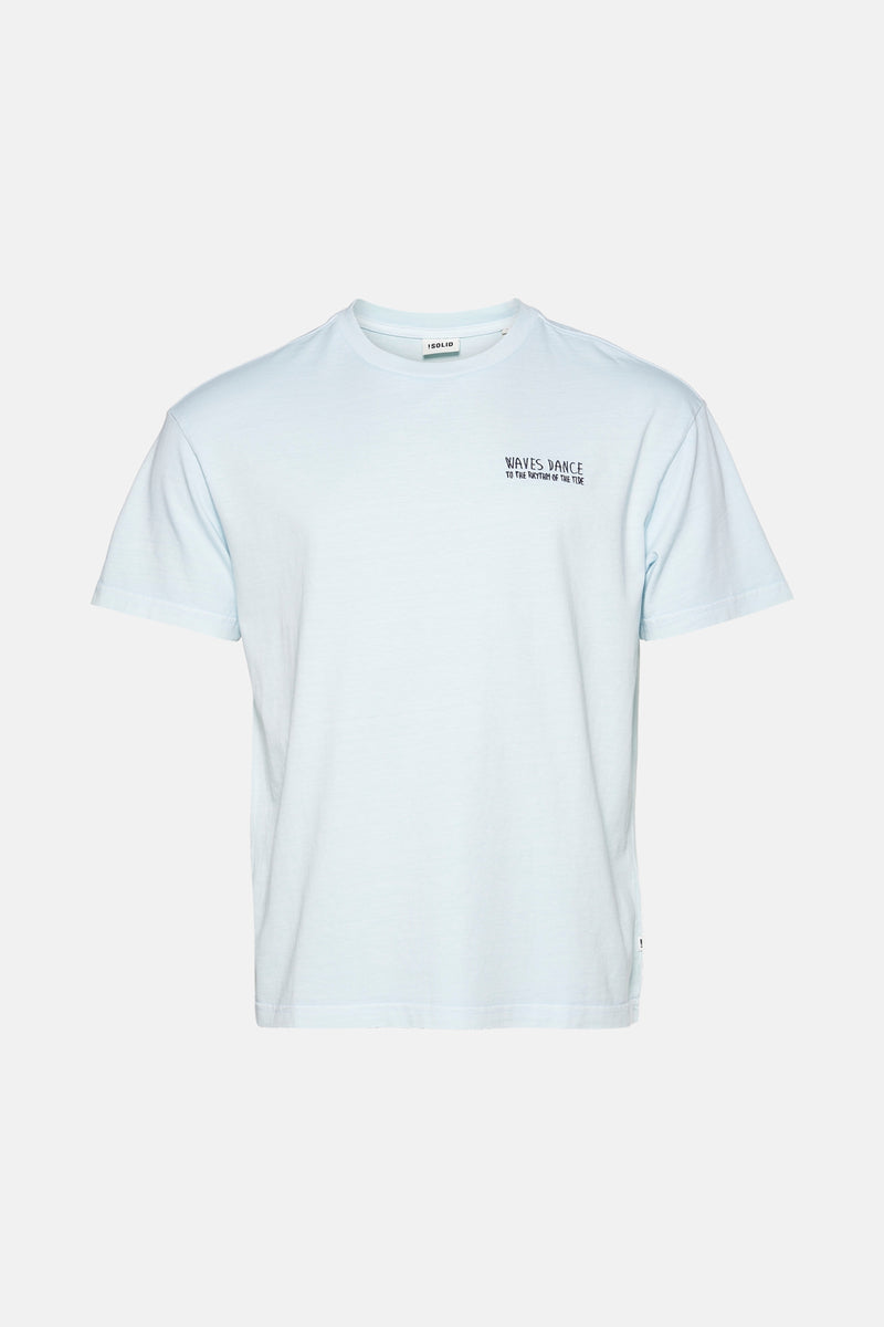 T-shirt (manches courtes) Bleu - SOLID