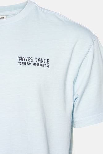 T-shirt à manches courtes - bleu - SOLID