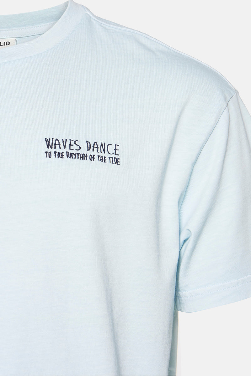 T-shirt (manches courtes) Bleu - SOLID