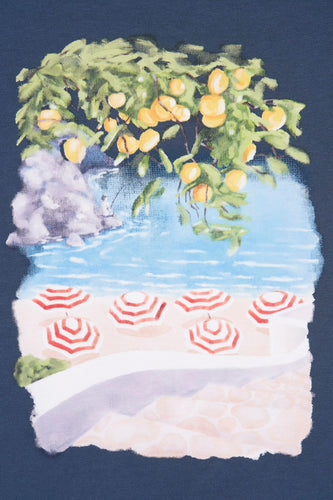 T-shirt à manches courtes - bleu - SOLID