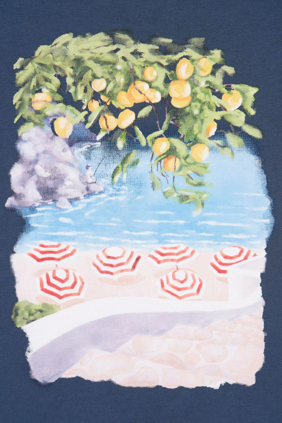 T-shirt à manches courtes - bleu - SOLID