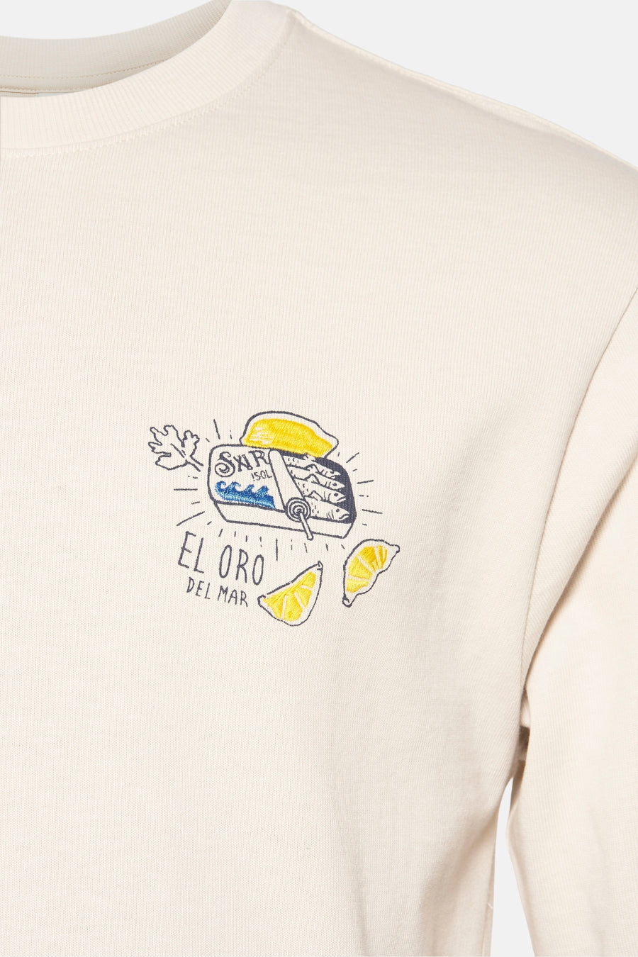 T-shirt à manches longues - écru - SOLID