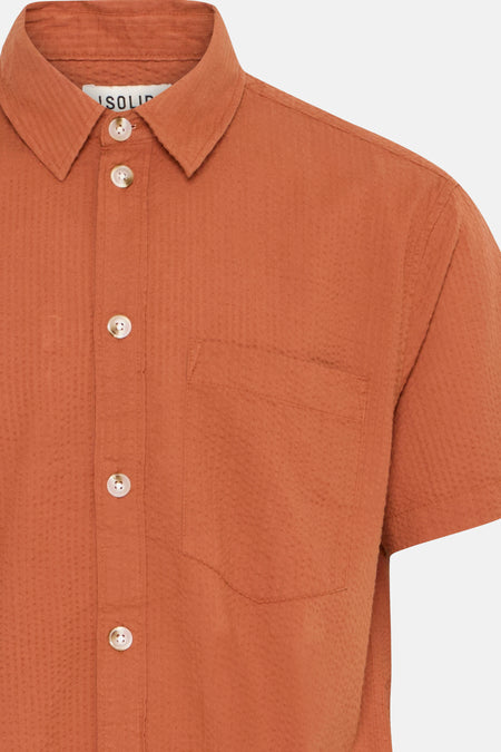 Chemise (manches courtes) Rouge - SOLID