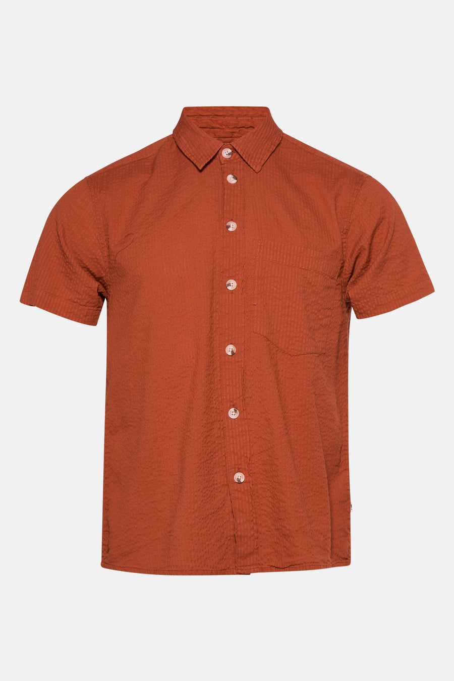 Chemise à manches courtes - Orange - SOLID