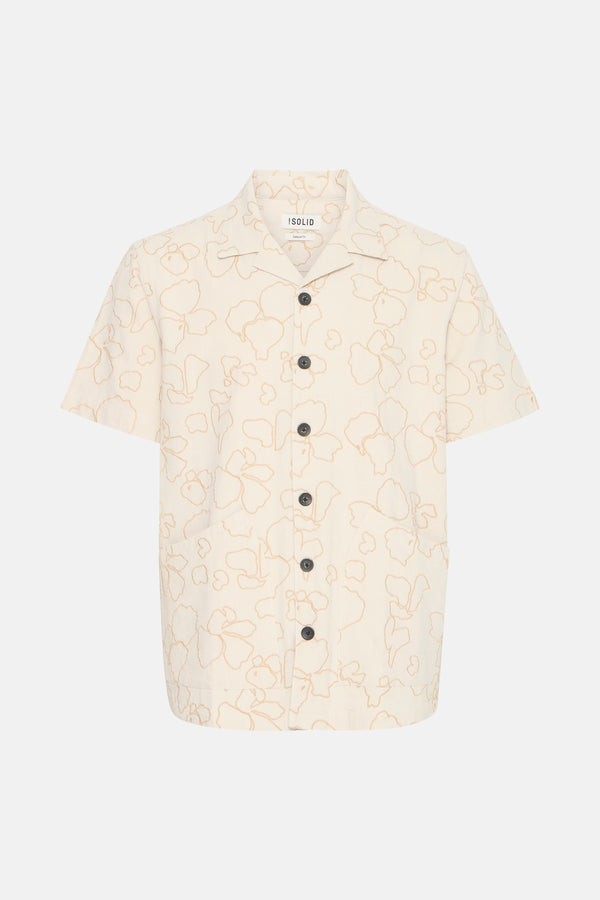 Chemise (manches courtes) Beige - SOLID