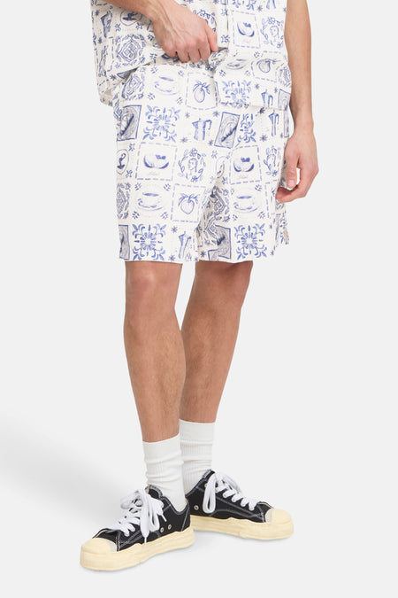 Chemise à manches courtes - bleu