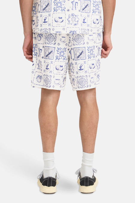 Chemise à manches courtes - bleu