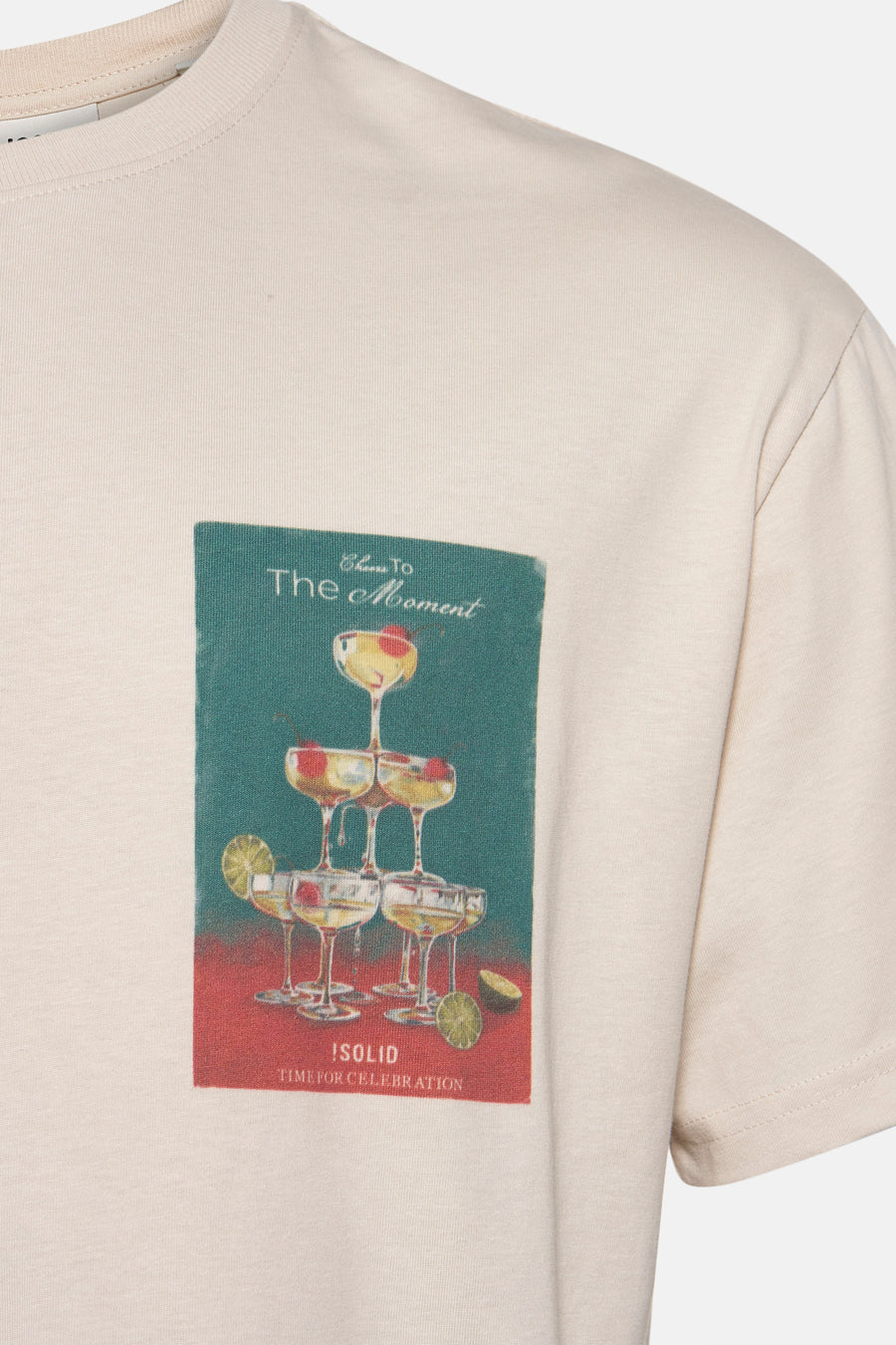 T-shirt à manches courtes - écru - SOLID