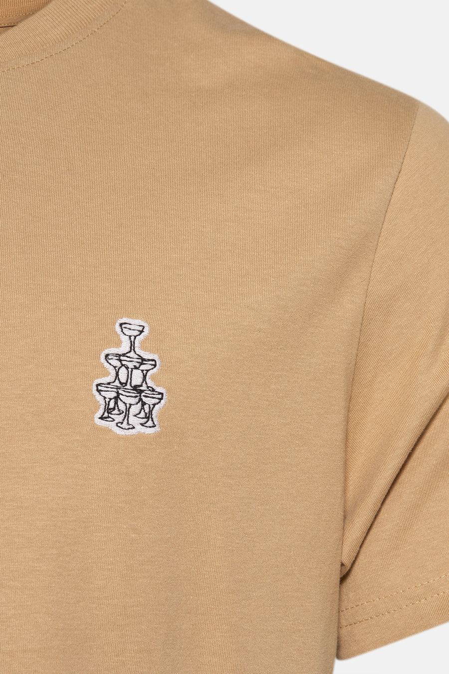 T-shirt à manches courtes - beige - SOLID