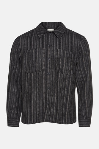 Chemise à manches longues - gris