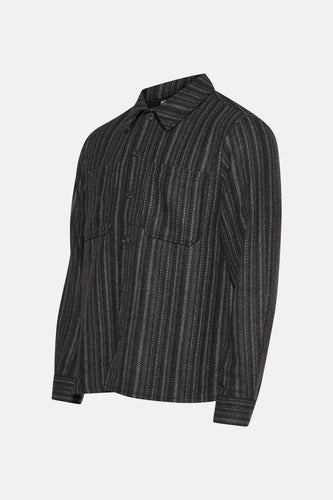 Chemise à manches longues - gris