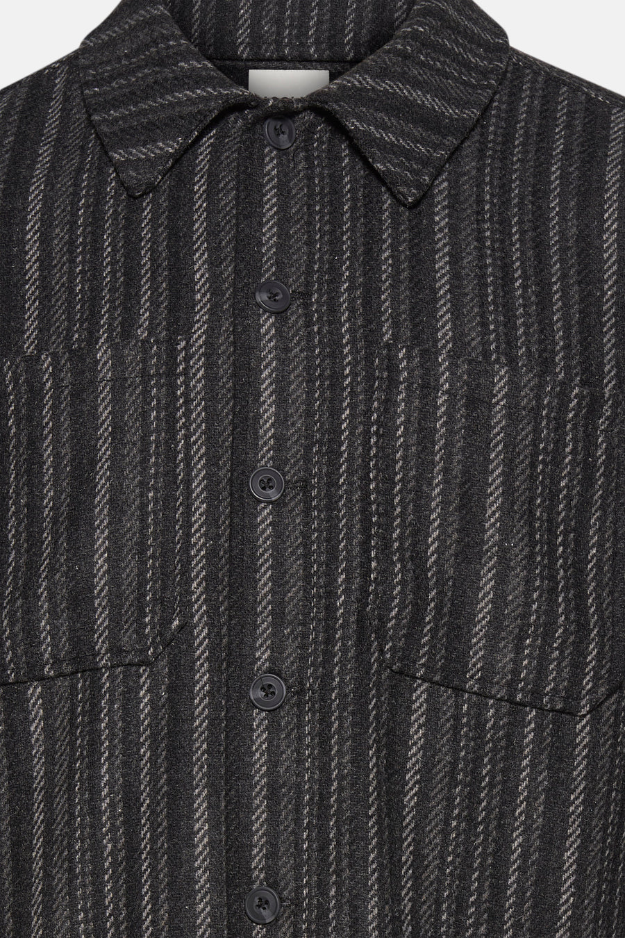 Chemise à manches longues - gris - SOLID