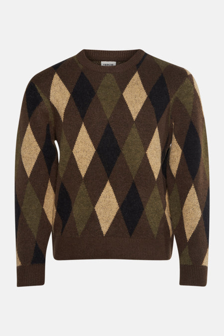 Pull col O brun - SOLID