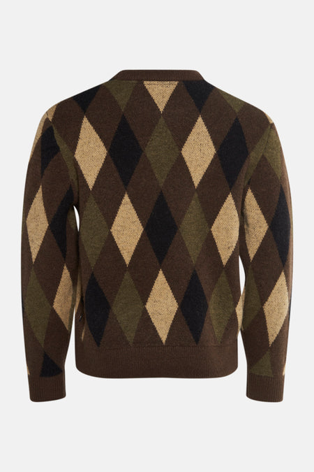 Pull col O brun - SOLID