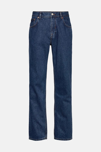 Jean droit mi-bleu denim de SOLID, avec des poches classiques et une finition simple et lisse.