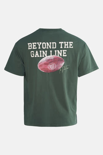 T-shirt vert avec manches courtes de SOLID, doté d'un design sportif sur le dos.