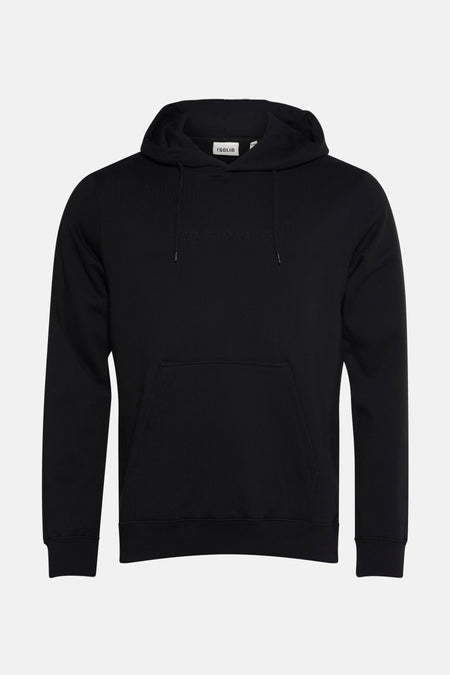Sweat à capuche noir - SOLID