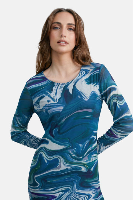 Robes manches longues Bleu - 24 colours GmbH