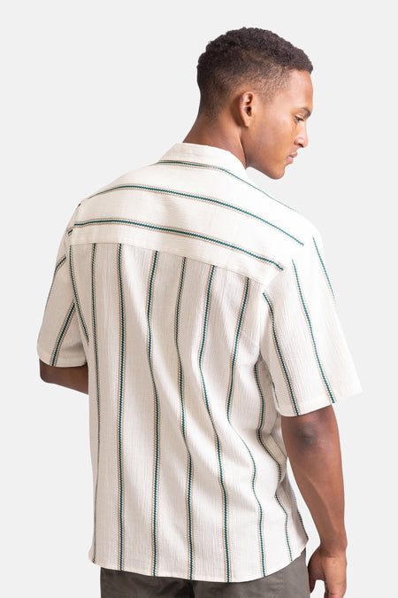 Chemise à manches courtes - écru