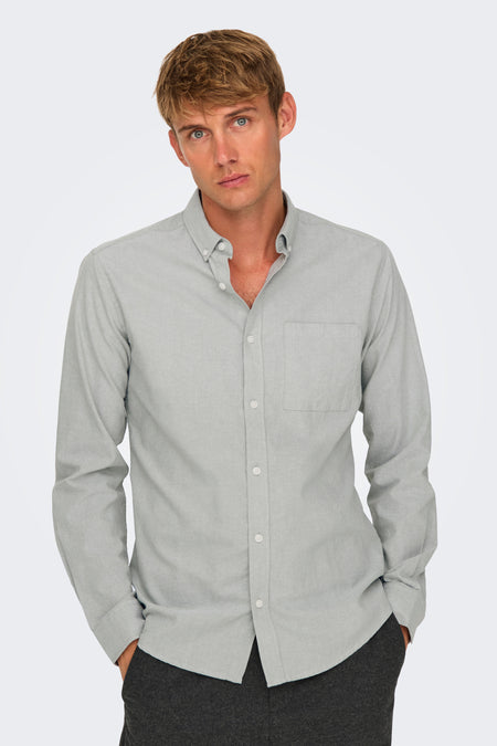 ONSALVARO SLIM LS OXFORD SHIRT NOOS