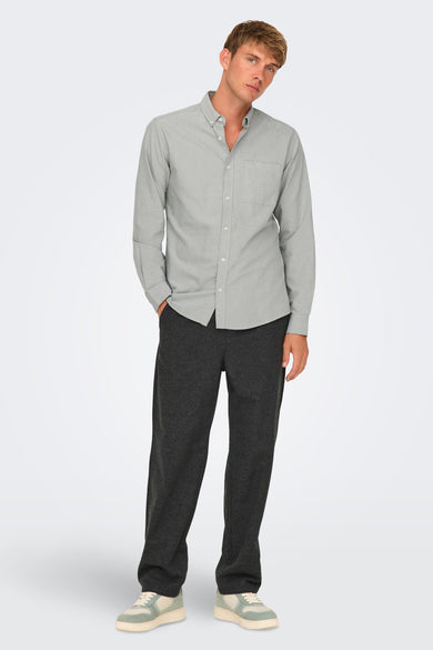 Chemise à manches longues - vert