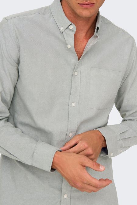 Chemise à manches longues - vert