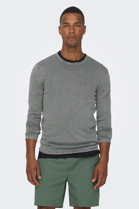 ONSGARSON 12 WASH CREW KNIT NOOS