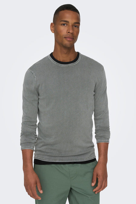 ONSGARSON 12 WASH CREW KNIT NOOS