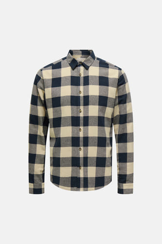 Chemise &agrave; manches longues - bleu