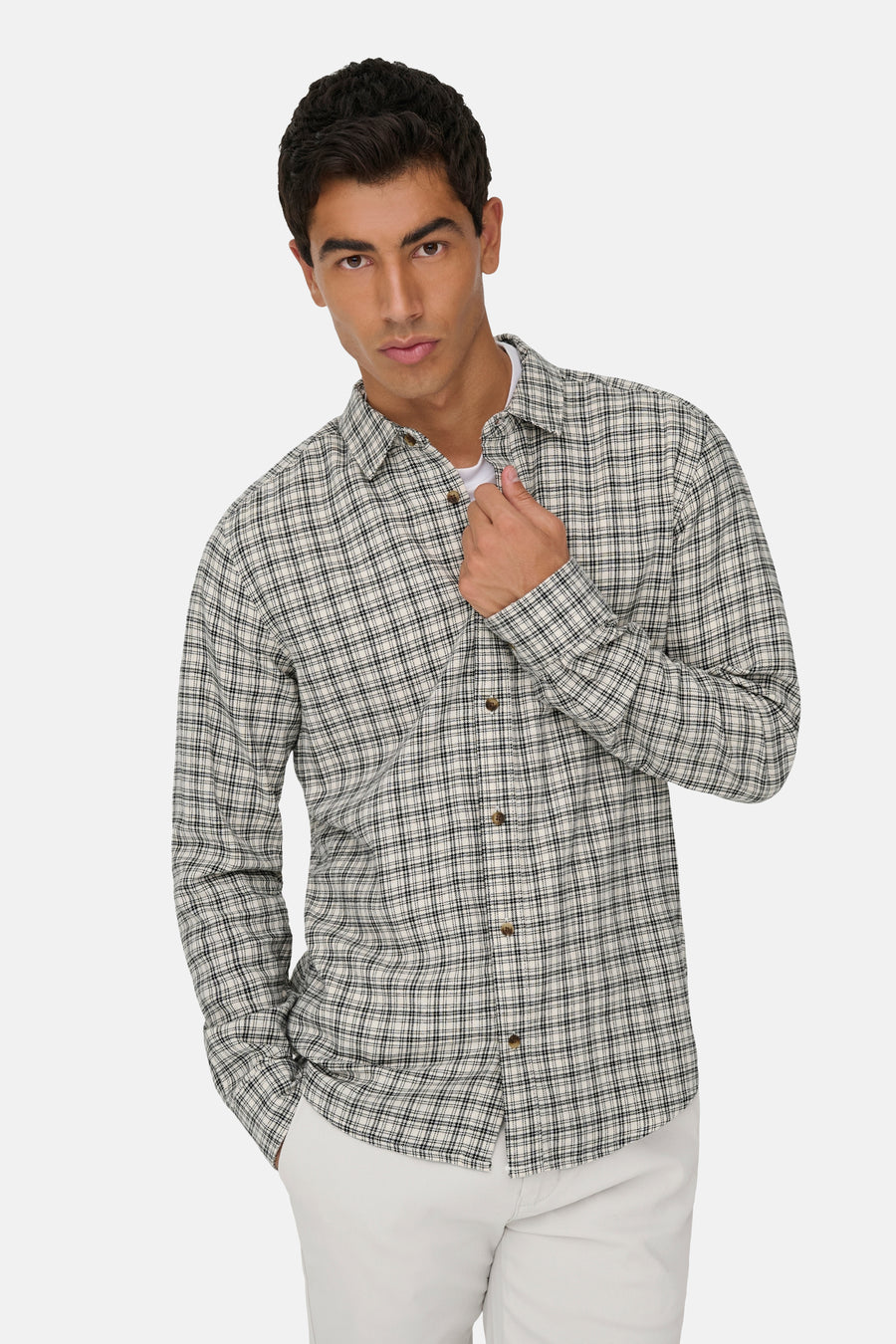 Chemise (manches longues) Écru - ONLY & SONS®