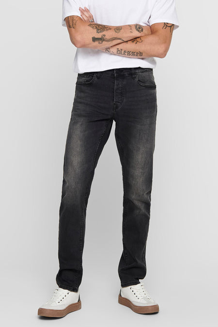 ONSLOOM SLIM WASH BLK 0447 DCC DNM NOOS