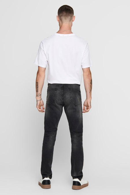 ONSLOOM SLIM WASH BLK 0447 DCC DNM NOOS