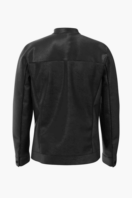 Veste en cuir - noir