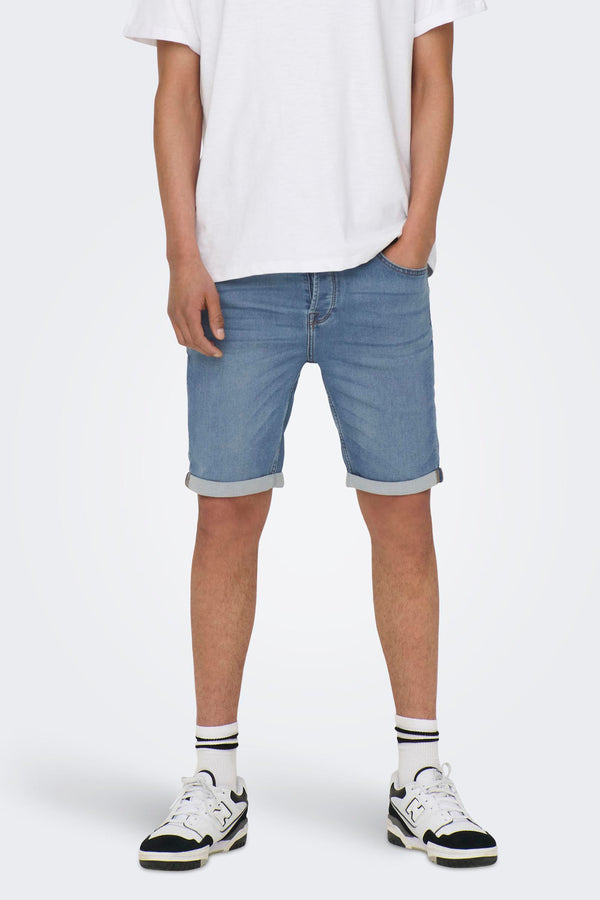 short en jean Light blue denim - ONLY & SONS®