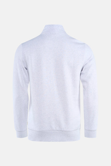 Pull-over gris d'ONLY & SONS, vu de l'arrière, avec des manches longues et un col haut.