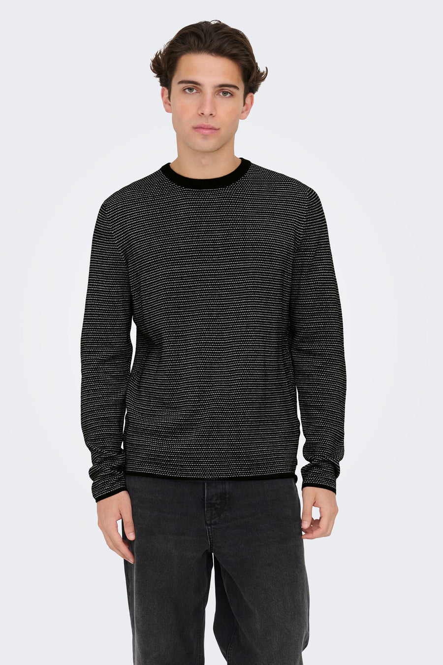 Pull col O noir - ONLY & SONS®