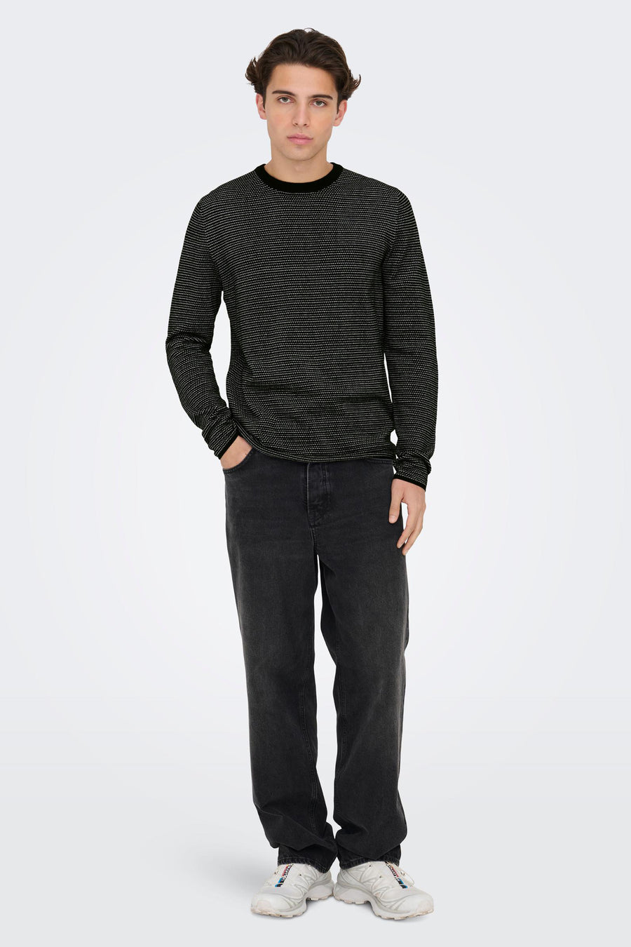 Pull col O noir - ONLY & SONS®