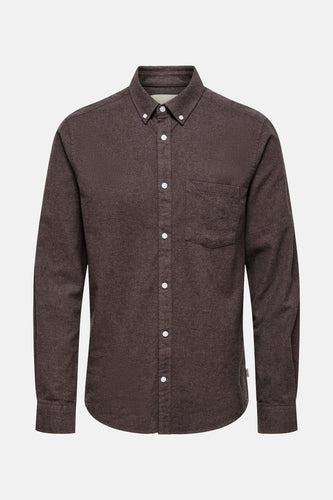 Chemise à manches longues - Brun - ONLY & SONS®
