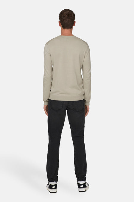 ONSWYLER LIFE REG 14 LS CREW KNIT NOOS