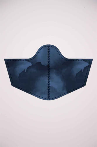 Masque facial - bleu