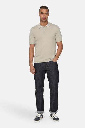 ONSWYLER LIFE REG 14 SS POLO KNIT NOOS