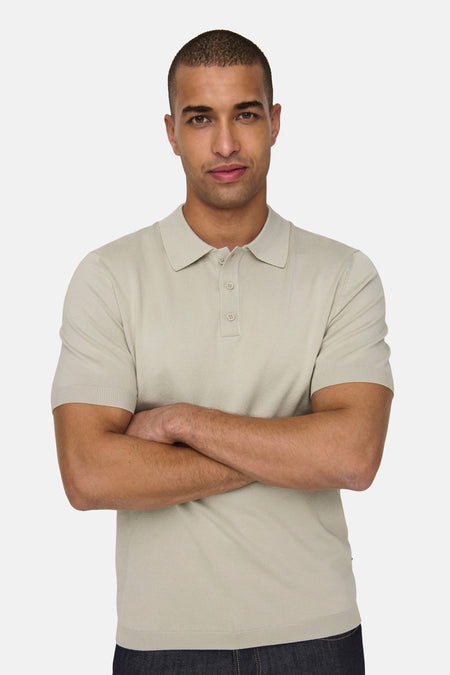 ONSWYLER LIFE REG 14 SS POLO KNIT NOOS