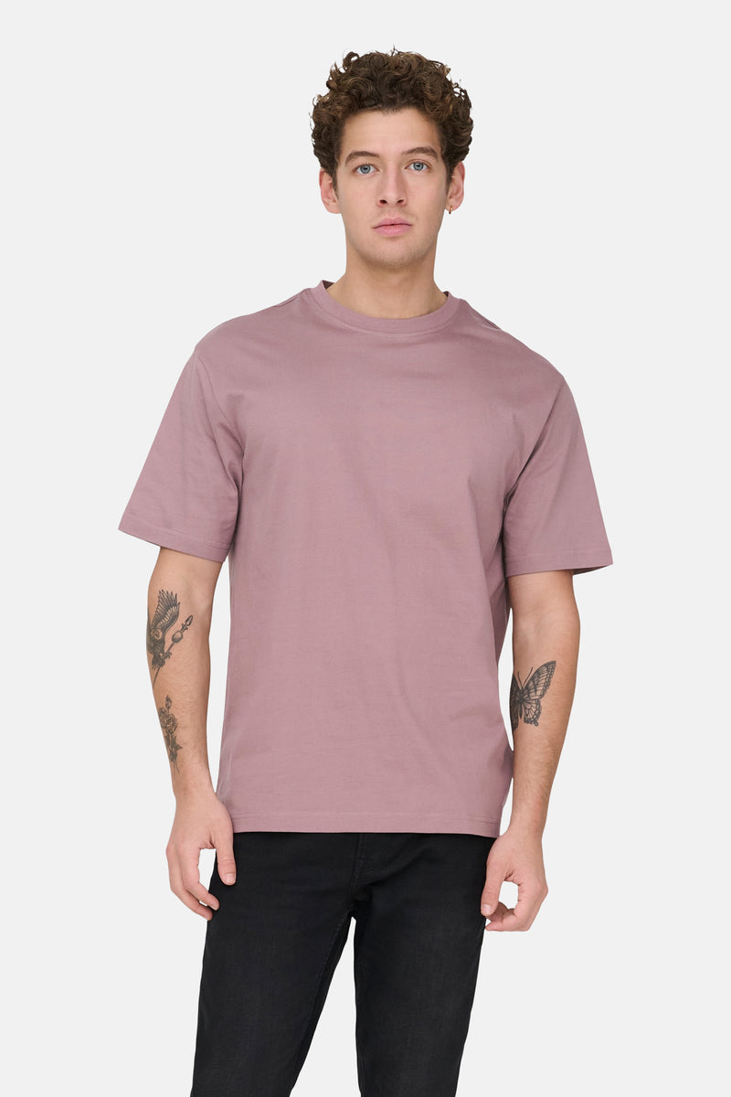 T-shirt (manches courtes) rose - ONLY & SONS®