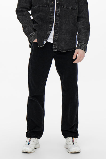 ONSEDGE LOOSE BLACK 2961 JEANS NOOS