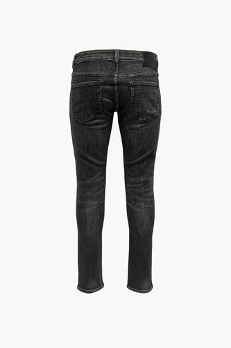 Jean slim - denim gris anthracite