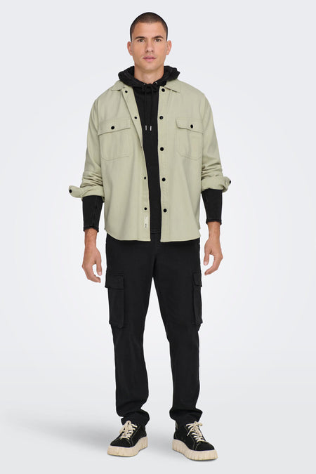 ONSTEAM RLX FABRIC MIX LS SHIRT